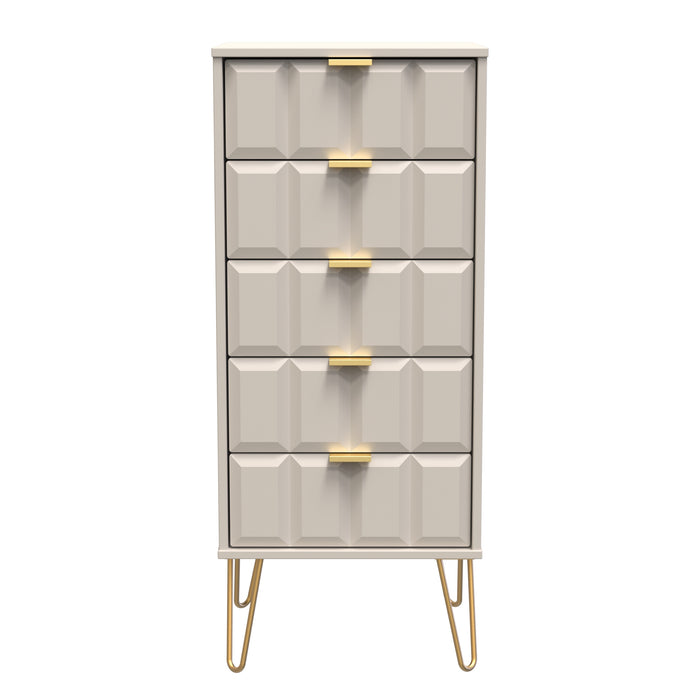 Square 5 Drawer Locker