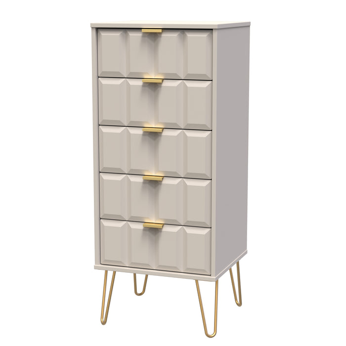Square 5 Drawer Locker