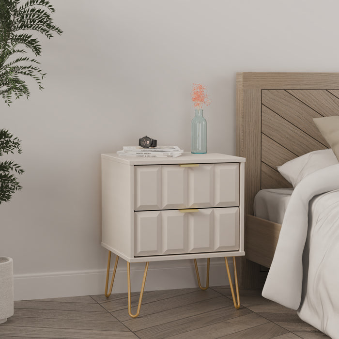 Square 2 Drawer Locker
