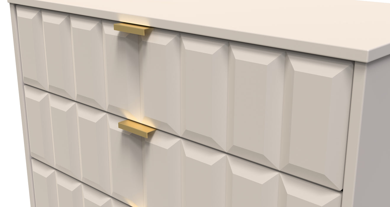 Square 3 Drawer Chest