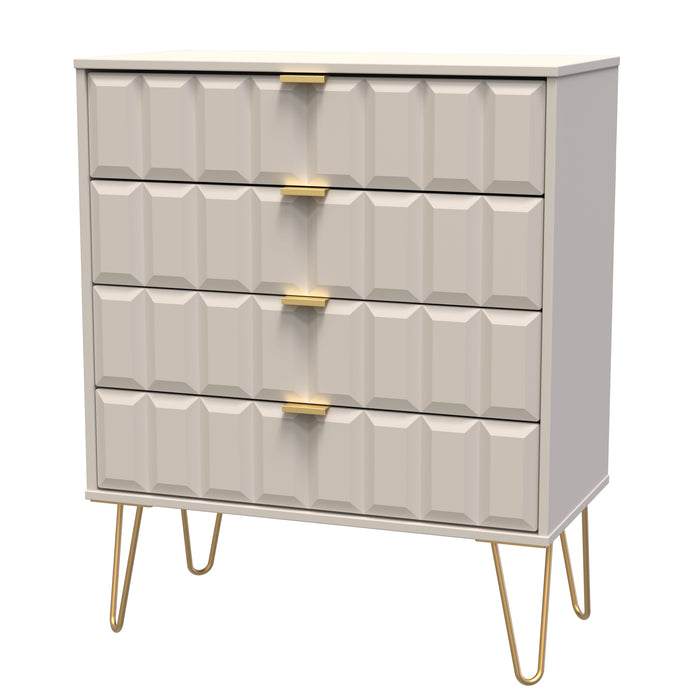 Square 4 Drawer Chest