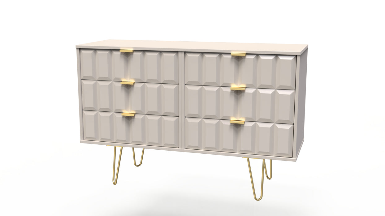 Square 6 Drawer Chest