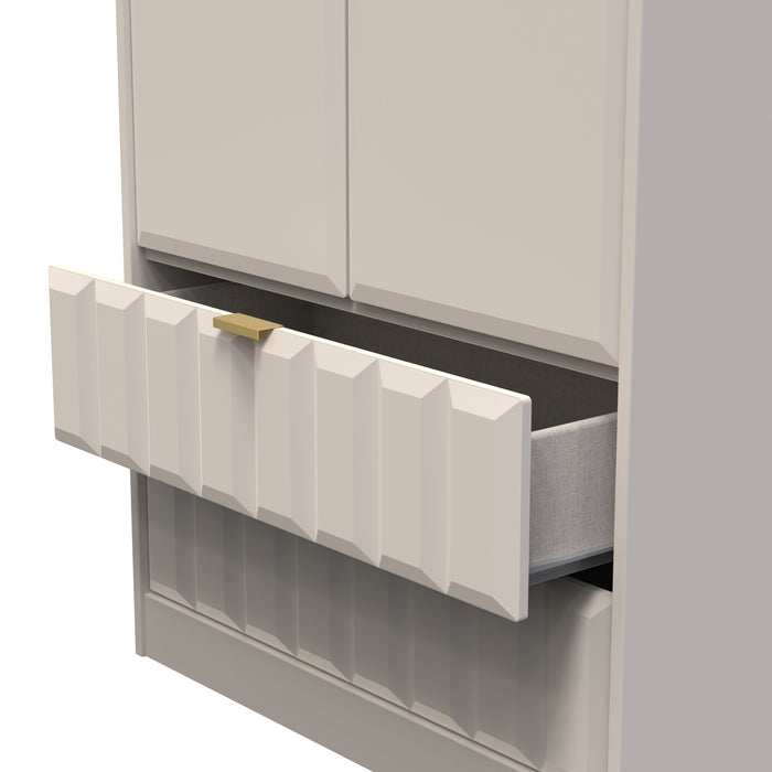 Square 2 Drawer Wardrobe
