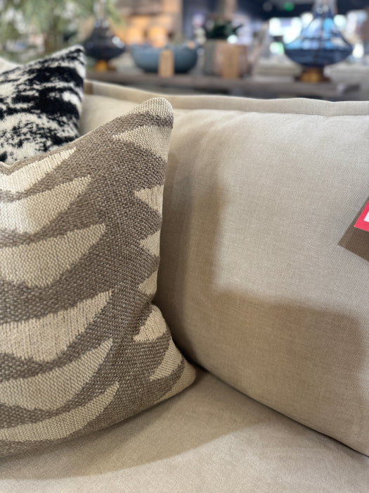 Farnham Extra Large Sofa in Velvet Taupe | Ex-Display Bargain!