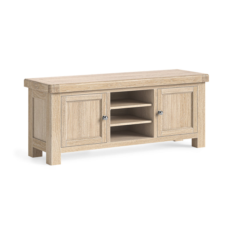Dunkirk White Wash TV Unit