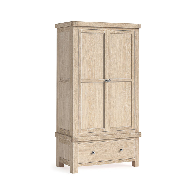 Dunkirk White Wash Gents Wardrobe