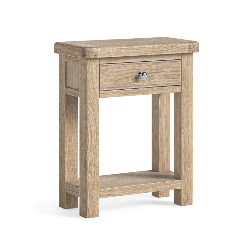 Dunkirk White Wash Telephone Table