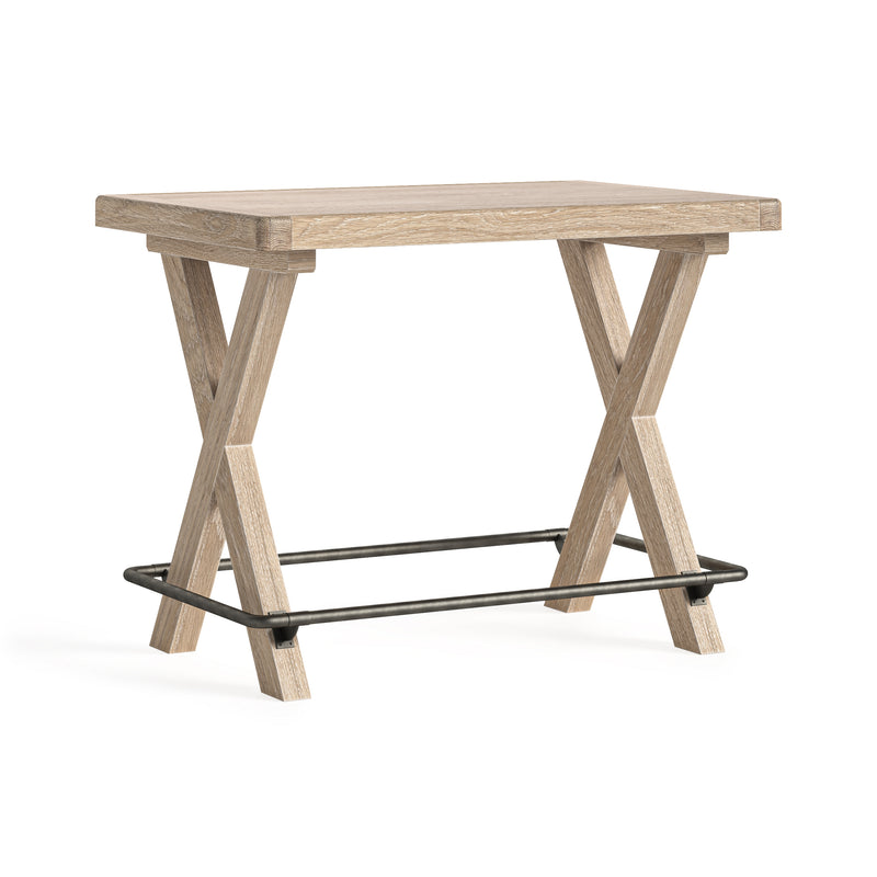 Dunkirk White Wash Bar Table