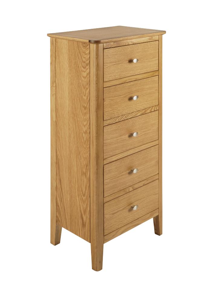 Bristol 5 Drawer Tallboy