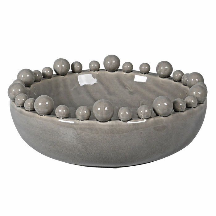 Ceramic Bobble Edged Bowl Round