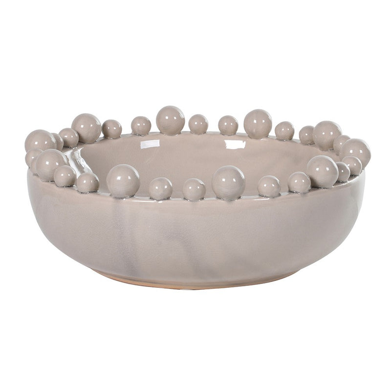 Ceramic Bobble Edged Bowl Round