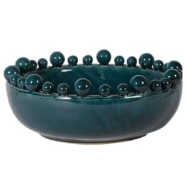 Ceramic Bobble Edged Bowl Round