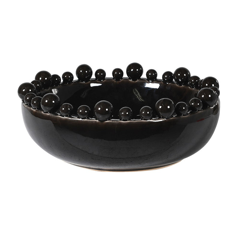 Ceramic Bobble Edged Bowl Round