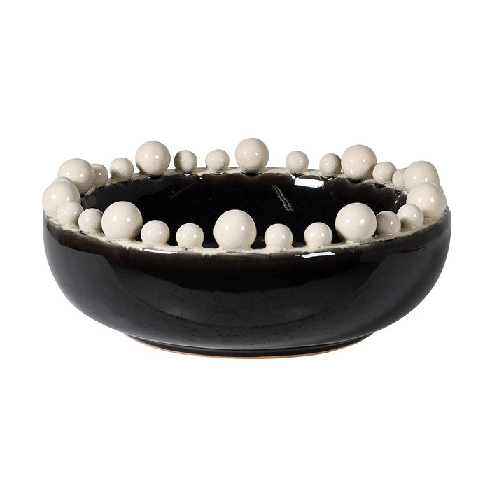 Ceramic Bobble Edged Bowl Round