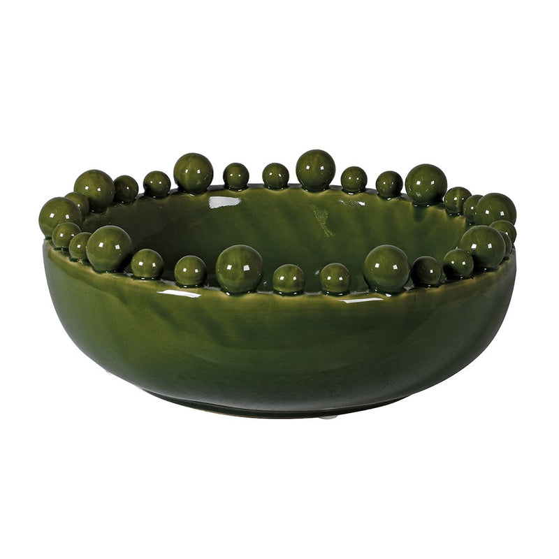 Ceramic Bobble Edged Bowl Round