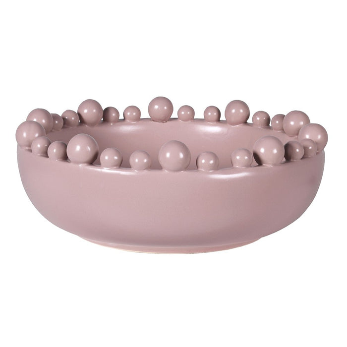 Ceramic Bobble Edged Bowl Round