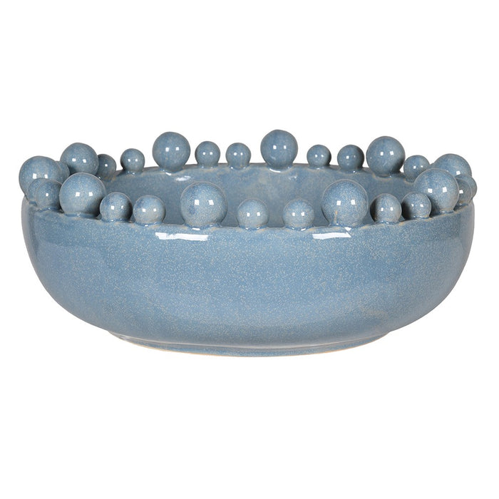 Ceramic Bobble Edged Bowl Round