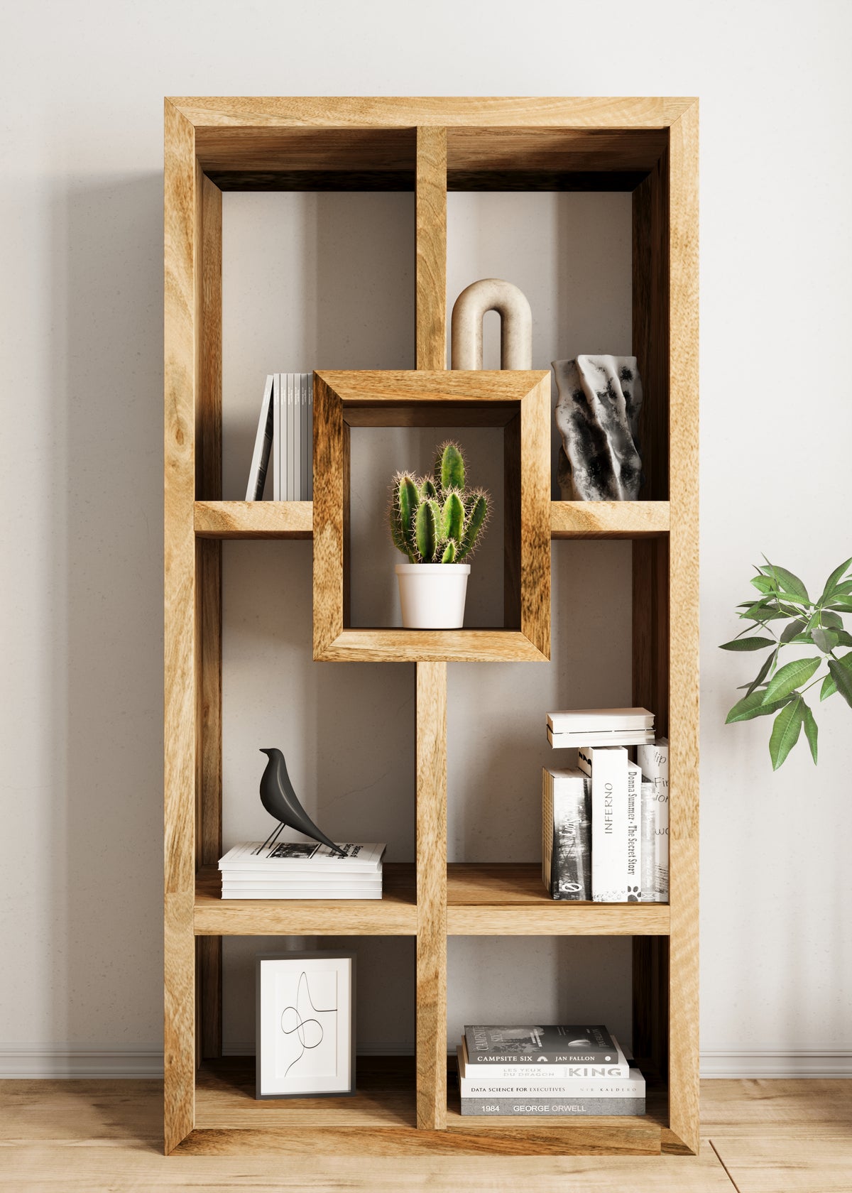 Mango Square Medium Bookcase — Indigo Home and Gift