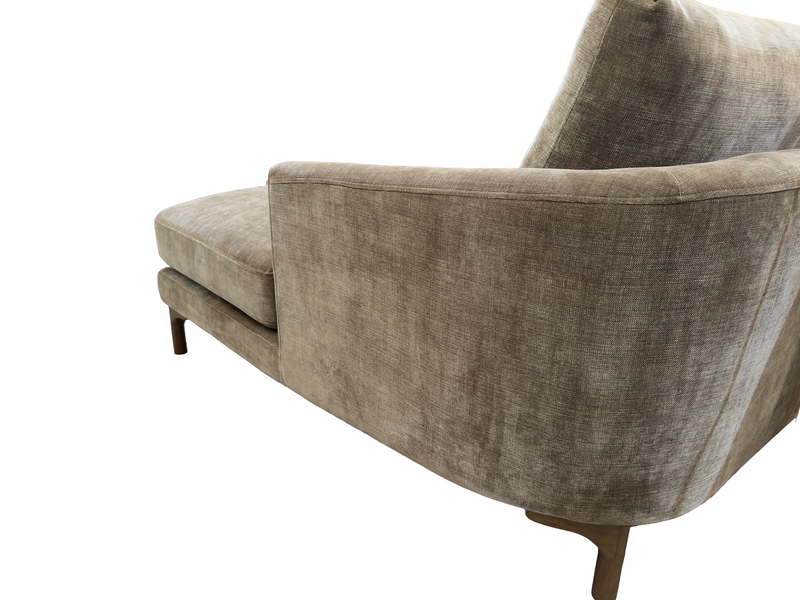 Lawrence Chaise Sofa - Brown