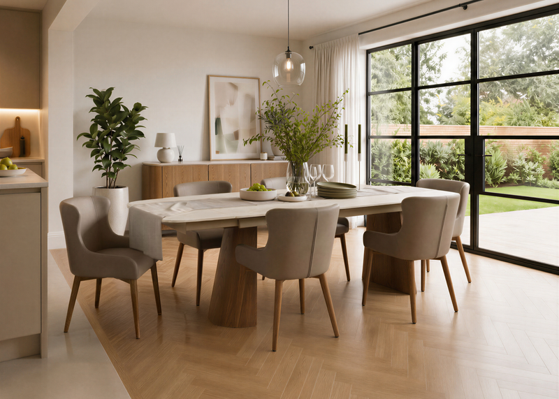 Lucca 1.8-2.6m Extending Dining Table