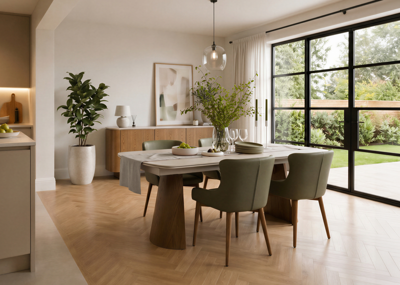 Lucca 1.8-2.6m Extending Dining Table