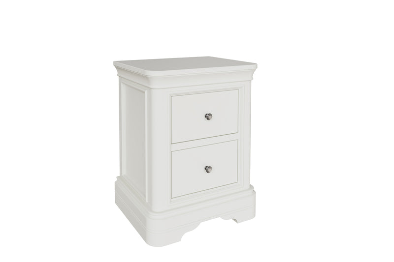 Sable Bedside Table - Bone