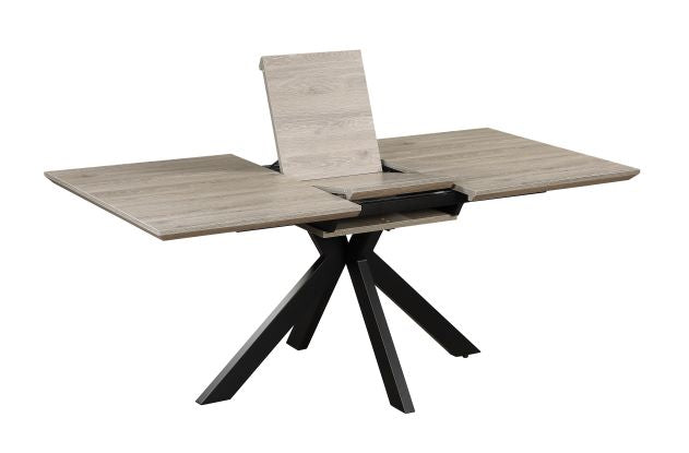 New York Extending Top Dining Table 140cm - Grey