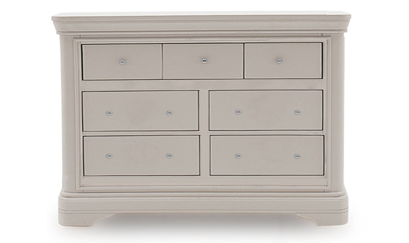 Sable Chest of Drawers 7 Drawer - Taupe