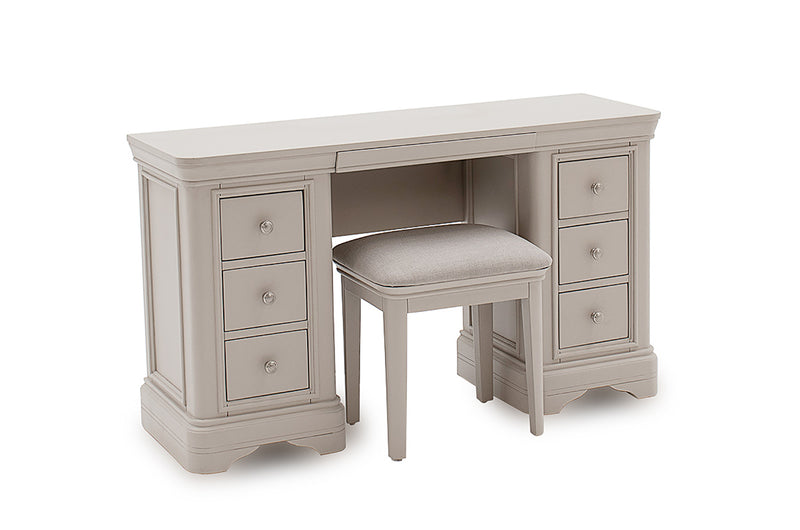 Sable Dressing Table - Bone