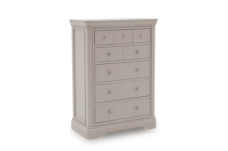 Sable Chest of Drawers 8 Drawer - Taupe