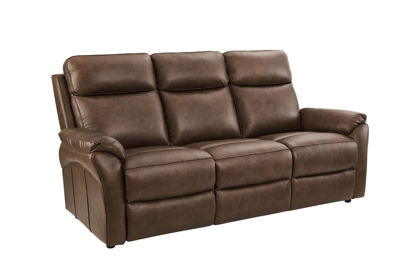 Leo 3 Seater - Brown - Fixed