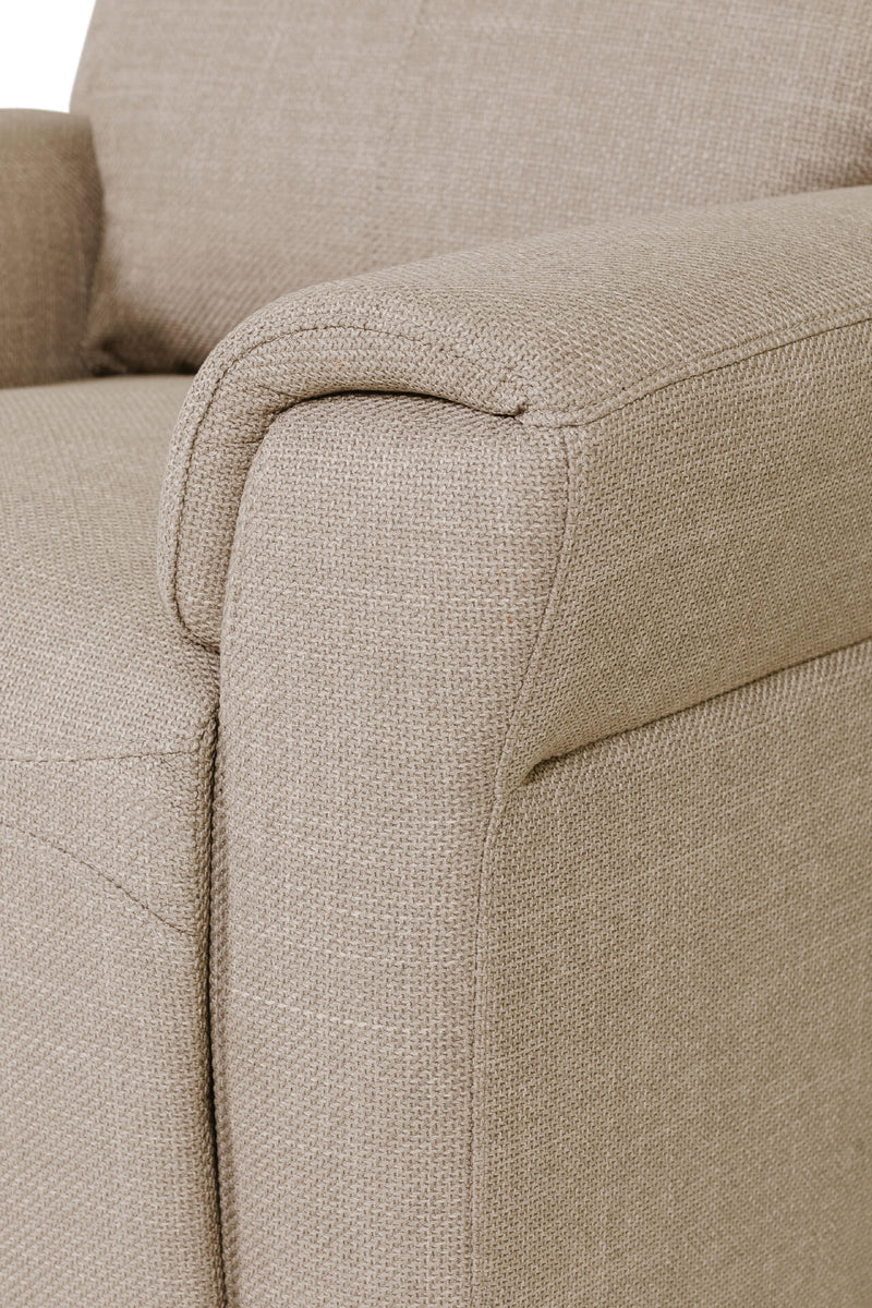 Alessia Chair - Mushroom Fabric