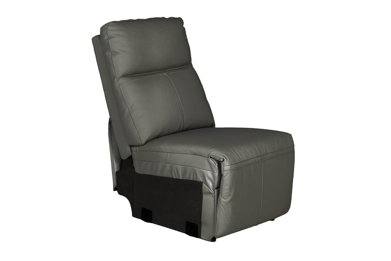 Alessia Armless Unit for Corner Sofa - Ash Leather