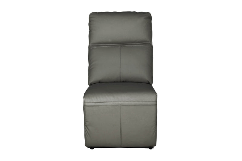 Alessia Armless Unit for Corner Sofa - Ash Leather