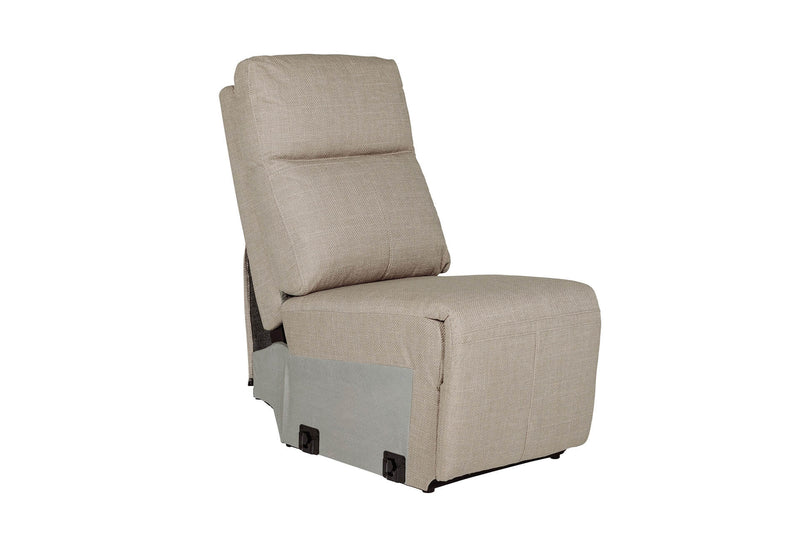 Alessia Armless Unit for Corner Sofa - Mushroom Fabric