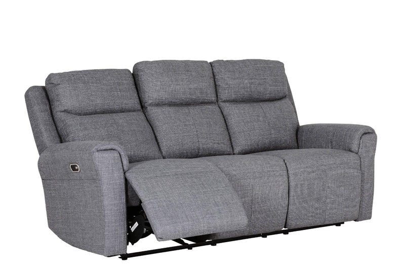 Alessia 3 Seater Sofa - Charcoal Fabric