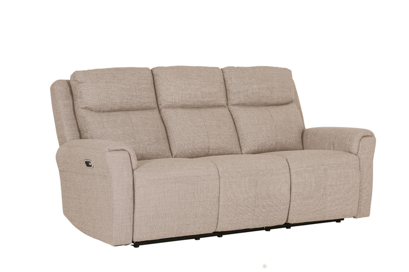 Alessia 3 Seater Sofa - Mushroom Fabric