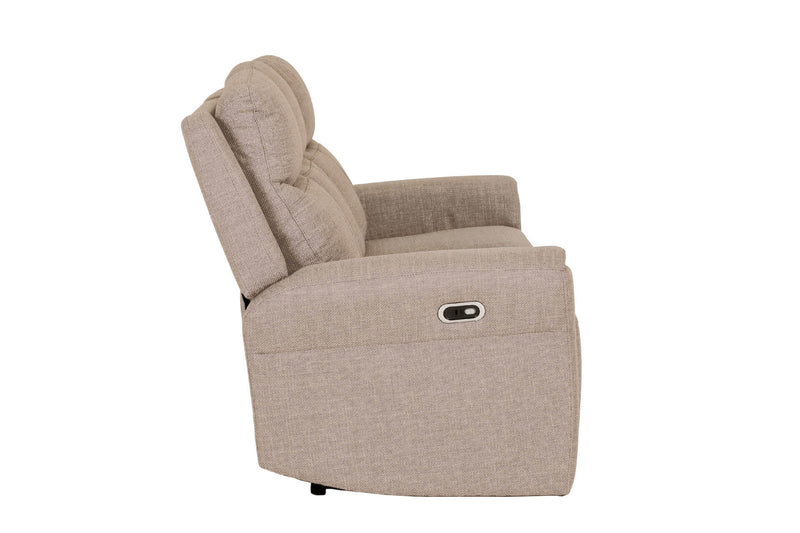 Alessia 3 Seater Sofa - Mushroom Fabric