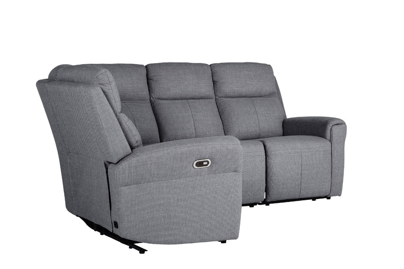 Alessia Corner Sofa - Charcoal Fabric