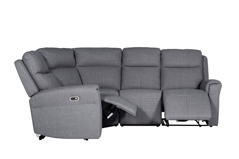 Alessia Corner Sofa - Charcoal Fabric