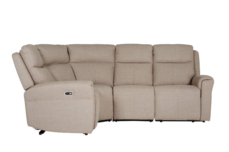 Alessia Corner Sofa - Mushroom Fabric