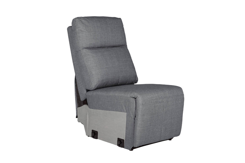 Alessia Armless Unit for Corner Sofa - Charcoal Fabric