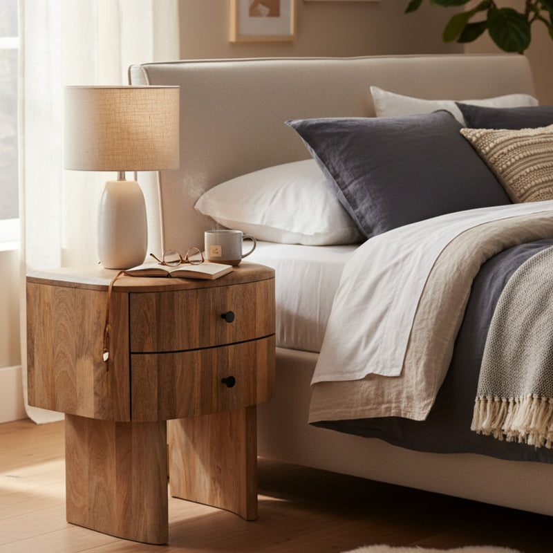 Cindy 2 Drawer Side Table