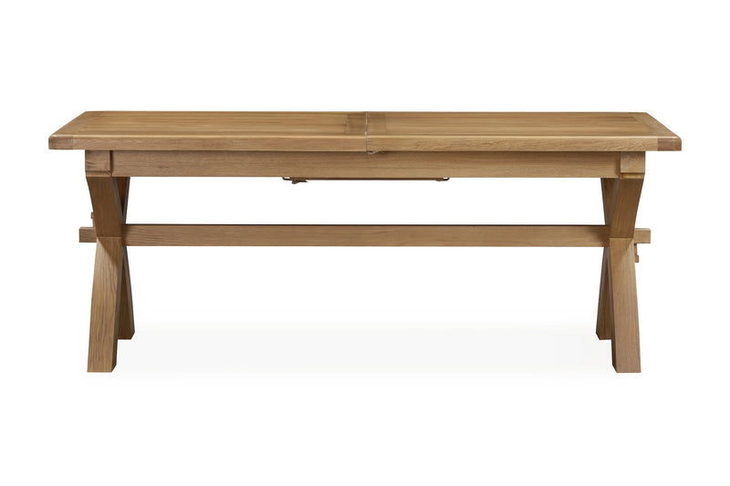 Weathered Oak 200cm-250cm Extending Dining Table