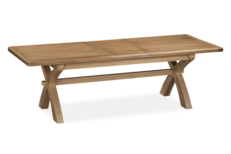 Weathered Oak 200cm-250cm Extending Dining Table