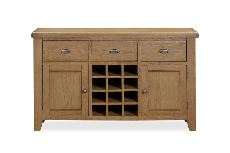 Weathered Oak Wide Sideboard