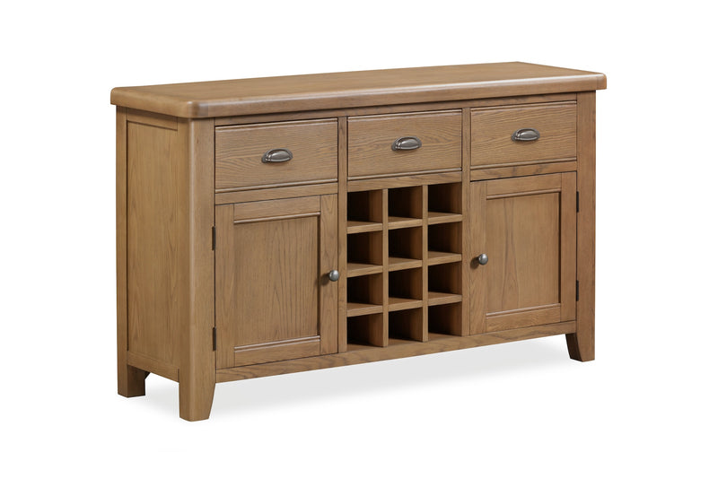 Weathered Oak Wide Sideboard