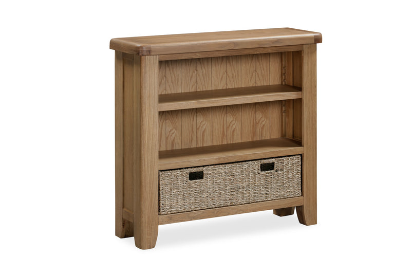 Weathered Oak Small Bookcase