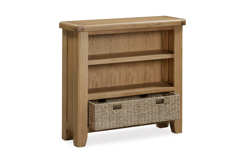 Weathered Oak Small Bookcase