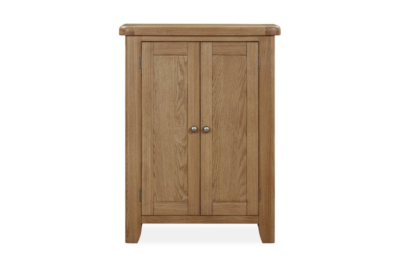 Weathered Oak Shoe Cupboard
